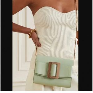Boyy mint green crossbody bag or clutch
